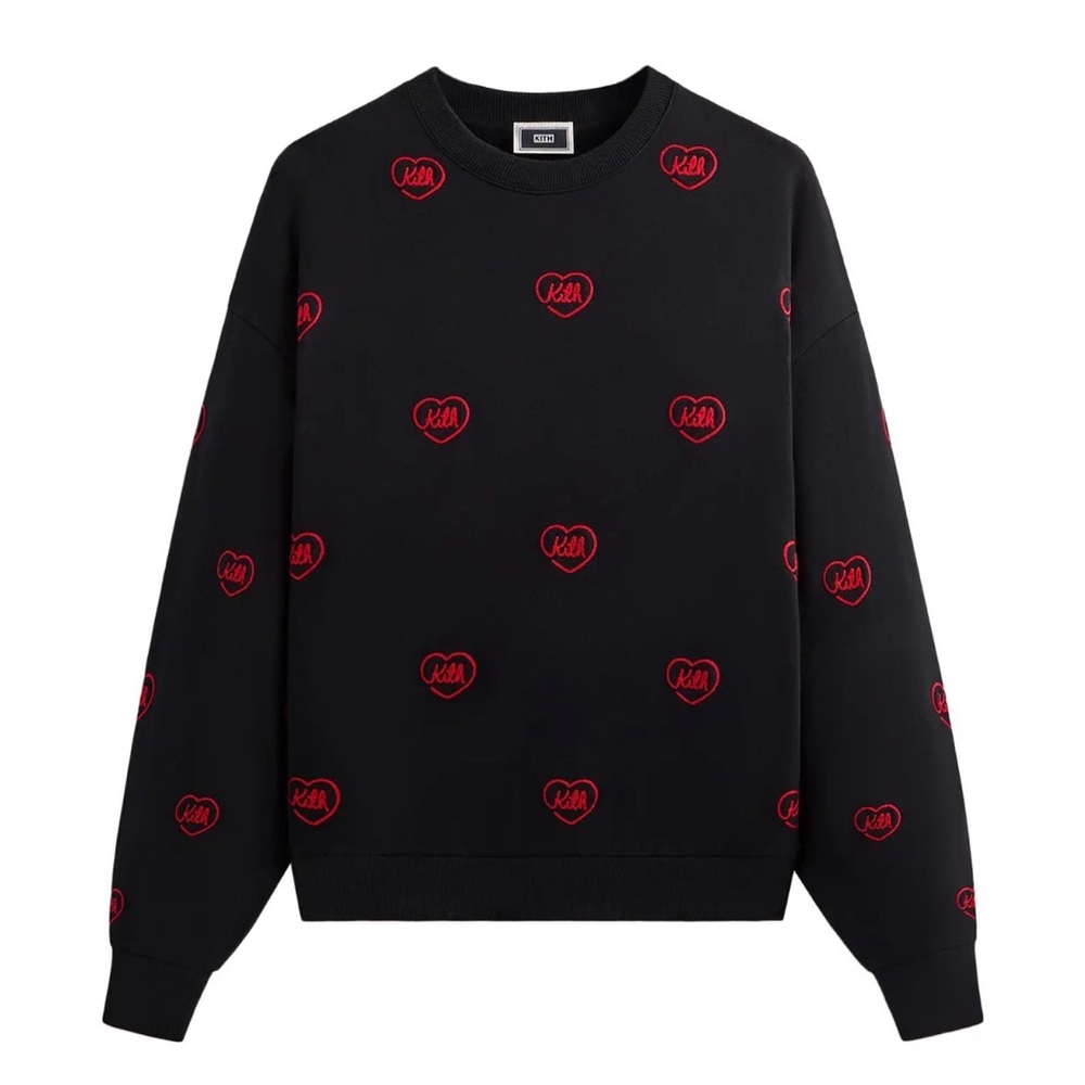 Limited edition KITH heart Nelson crewneck
